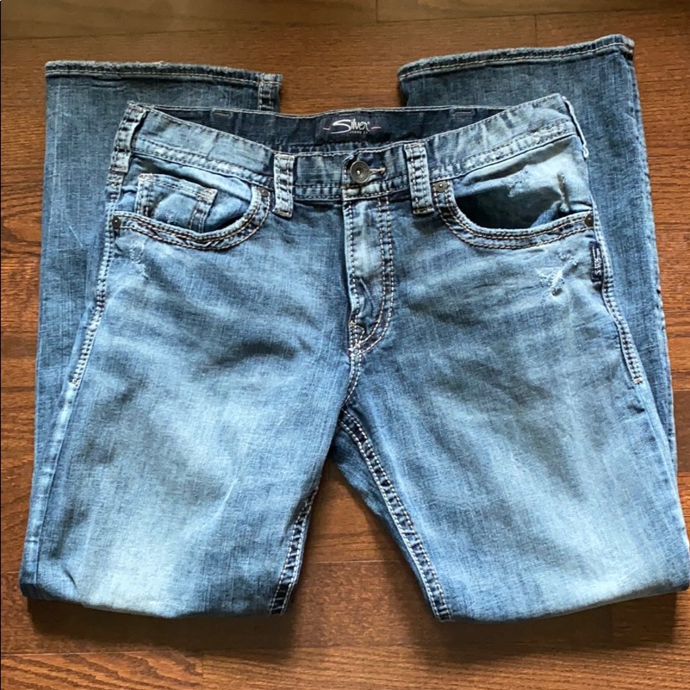 Men’s Silver Jeans